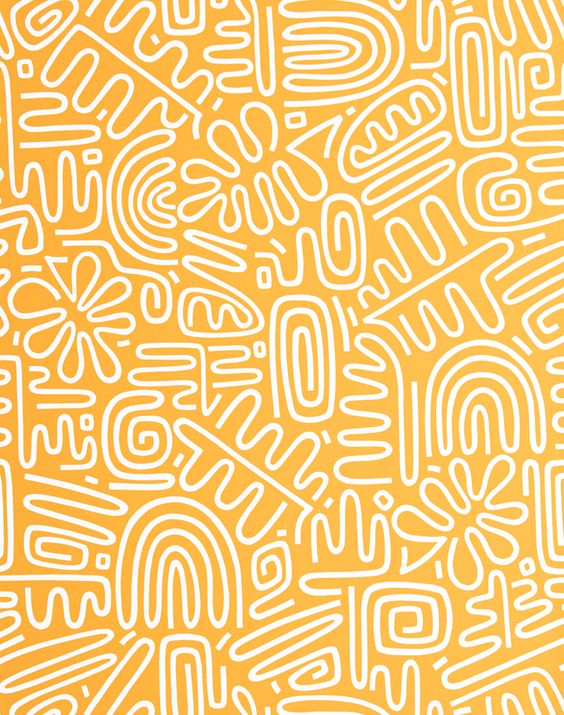 Every MissPrint fabric and wallpaper pattern is hand-illustrated by co-founder Rebecca Drury; the non-perfect lines and non-uniformity are things we love. Available at The Pattern Collective.