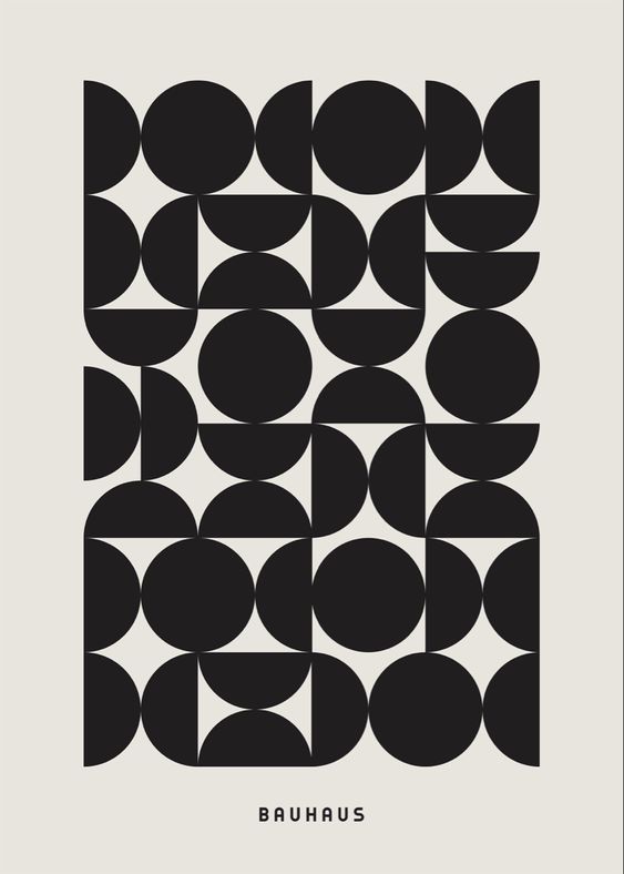 其中包括：Bauhaus art print