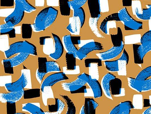 Black, blue and beige - Sarah Bagshaw