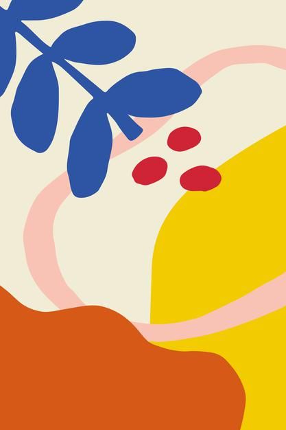 Free Vector | Bright and colorful flower patterned poster