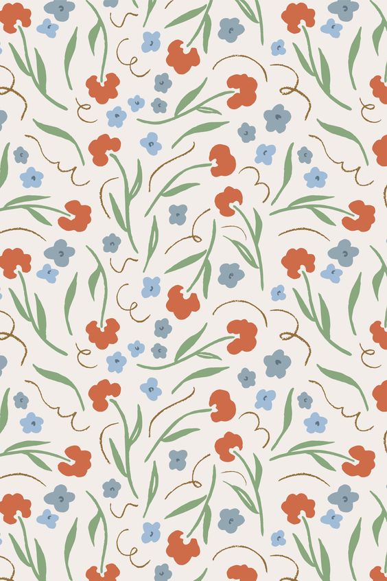 ‘Muriel’ Floral Pattern Design by Ariana Martin
