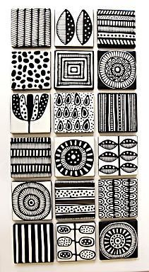 Jocelyn Proust Designs, pattern design, hand painted tiles | wall tiles