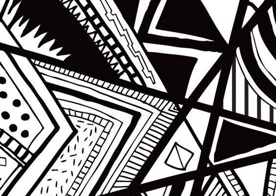 Black And White Doodle iPhone Wallpapers
