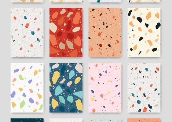 16 Terrazzo Seamless Patterns