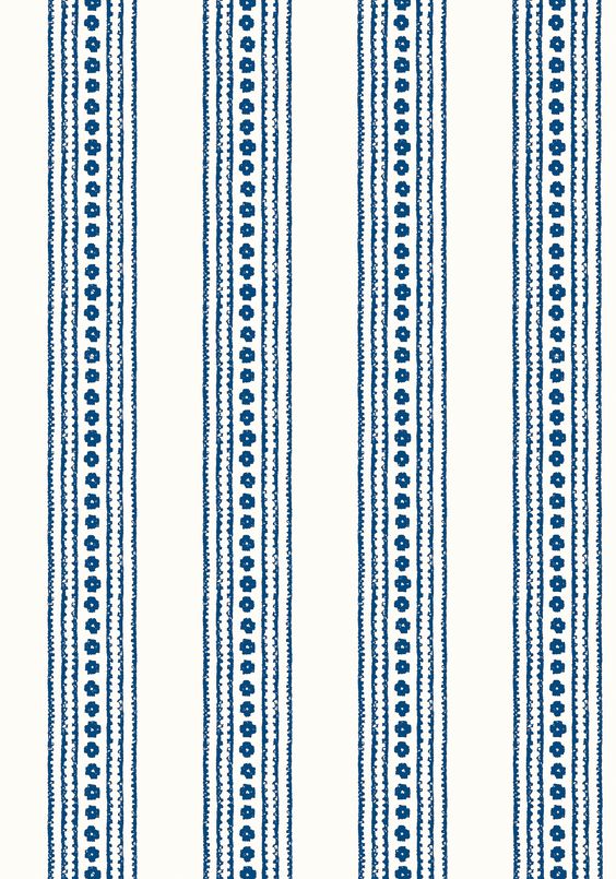 T10608 NEW HAVEN STRIPE Wallpaper Navy from the Thibaut Ceylon collection