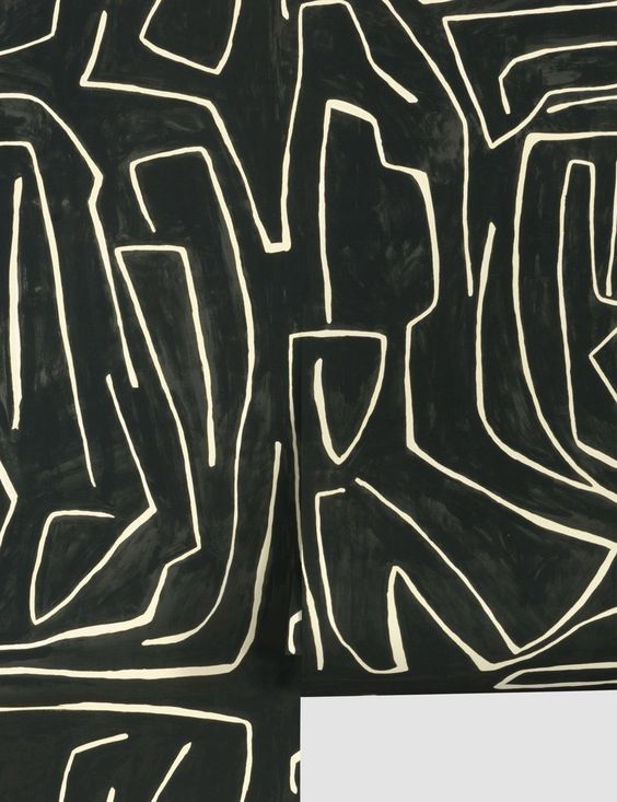 Kelly Wearstler has forged a global luxury lifestyle brand with an eye for distinctive and vibrant design. The celebrated interior designer brings her soulfully sophisticated style to your space with this striking home wallpaper collection. With notes from street art, this hand-painted wallpaper pattern offers a high-style element for a modern living room or entryway.