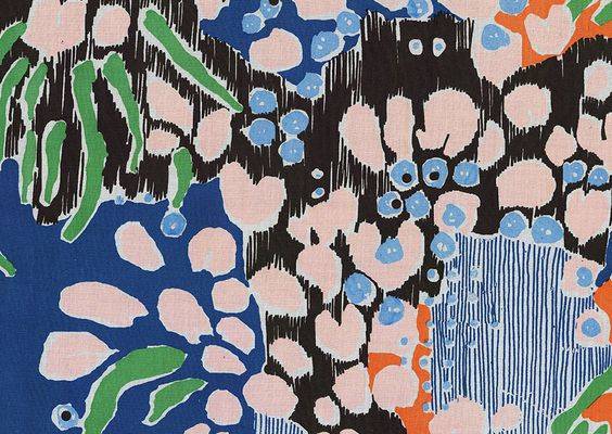 underwater floral pattern by Katy Welsh