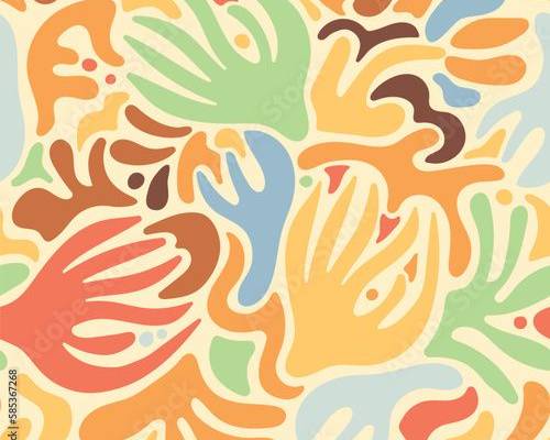 Stock Image: Seamless background with abstract retro ornament. Vector illustration for design. Printing on fabric and paper.