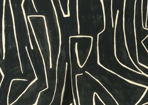 Kelly Wearstler has forged a global luxury lifestyle brand with an eye for distinctive and vibrant design. The celebrated interior designer brings her soulfully sophisticated style to your space with this striking home wallpaper collection. With notes from street art, this hand-painted wallpaper pattern offers a high-style element for a modern living room or entryway.