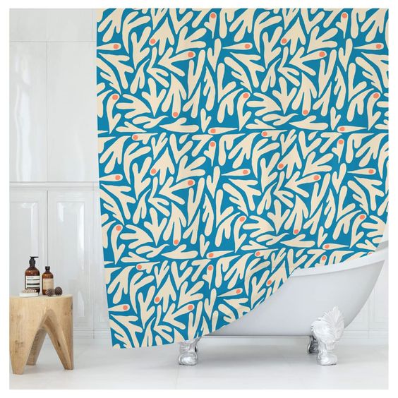 PRICES MAY VARY. Exclusive designer prints for every color palette and design style – from boho, traditional and tropical to modern, abstract and farmhouse – you are sure to find one (or two!) you love. Shower curtain measures 72 x 72 inches and fits most standard bathtubs and shower stalls. Certified OEKO-TEX Standard 100 fabric with a luxe matte finish made in an OEKO-TEX Standard Factory. High quality digital 3D printing means no harmful dyes and no fading. 12 sewn extra tough button holes (r