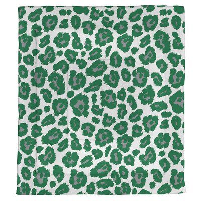 Put the finishing touch on your home. Take your bedroom to the next level with our custom printed comforters. All comforters feature a microfiber printed face with a solid bright back. This thick batting is held in place by a simple and unobtrusive double square quilting pattern that allows artwork the space to make a big impact. Adorned with original artwork, this timeless design will perfectly complement your decor style. Size: King Comforter, Color: White/Green | East Urban Home Single Comfor