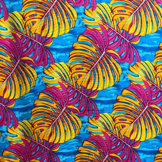 All Over Monstera Leaf | Rayon Fabric