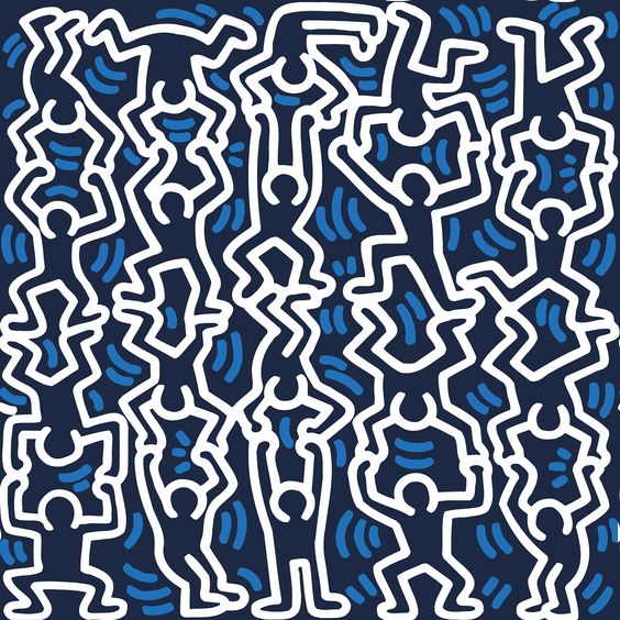 Get down to the rhythm of this pop-art wallpaper, a part of our exclusive Yellowpop x Keith Haring collaboration! Inspired by the expressive New York City graffiti of the 1980s, Haring’s iconic dancing man creates a vibrant pattern of interconnected figures. The design highlights the power of individuality, perfect for expressing your own creative spirit! This peel-and-stick wallpaper includes a recyclable backing, is easy to apply, and leaves no residue behind.