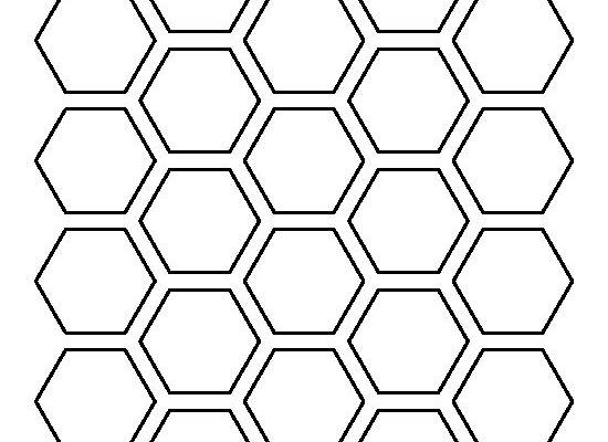Printable Honeycomb Template