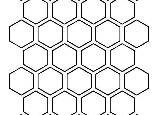 Printable 1.5 Inch Hexagon Template