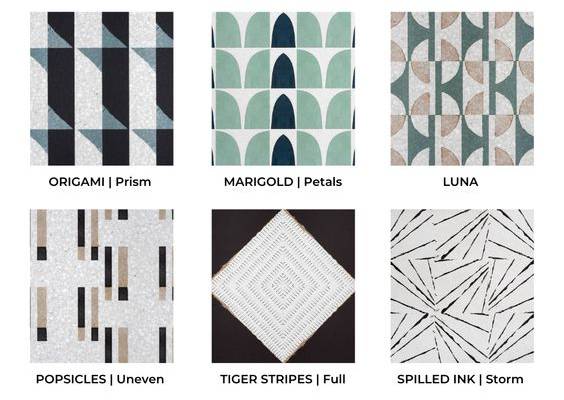 Decorative Tile Made From Recycled Materials | LIVDEN Designs