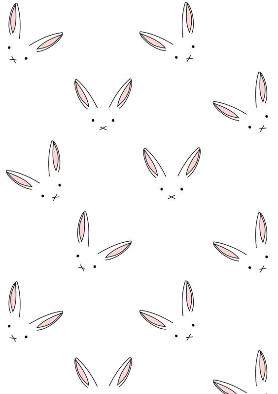 Free digital bunny scrapbooking paper minimalist – ausdruckbares Geschenkpapier – freebie