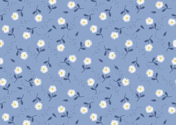 Premium Vector | Cute tiny daisy seamless pattern.