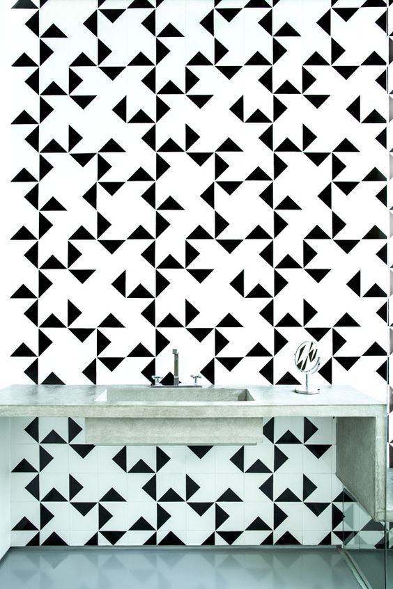 Modern Surface Trend: 30 Geometric Tiles Ideas – DigsDigs