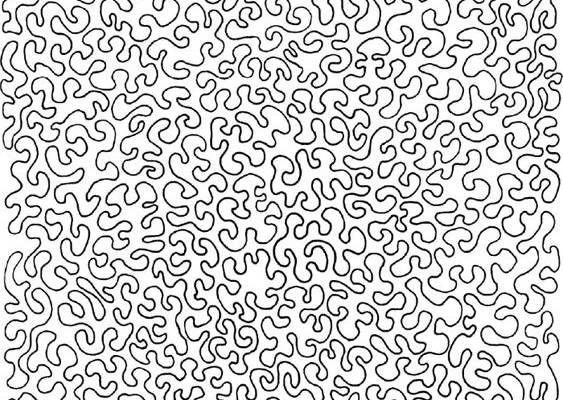 Coloring Page for Adults: Squiggles!