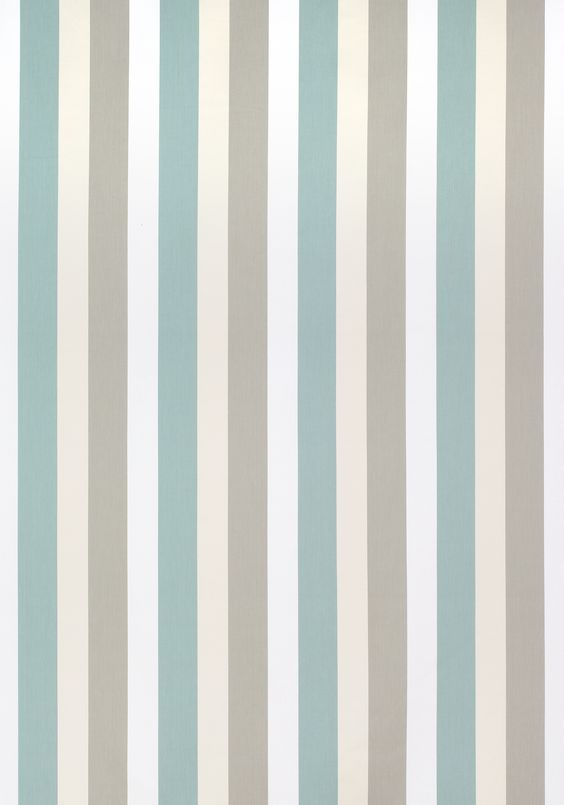 W764117 JAYANTI STRIPE Woven Fabrics Aqua and Flax from the Thibaut Caravan collection