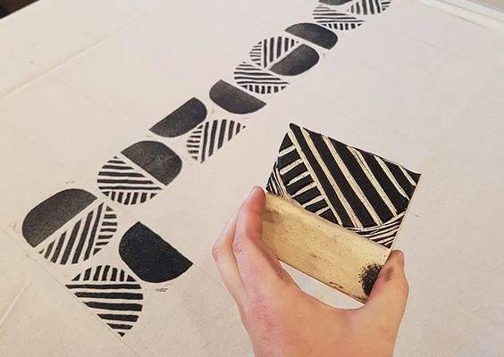 Ashton Hack: Block Printing Fabric » Helen's Closet Patterns