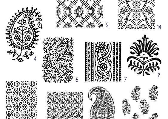 Antique India Patterns Kit! Graphics Fairy Premium Membership