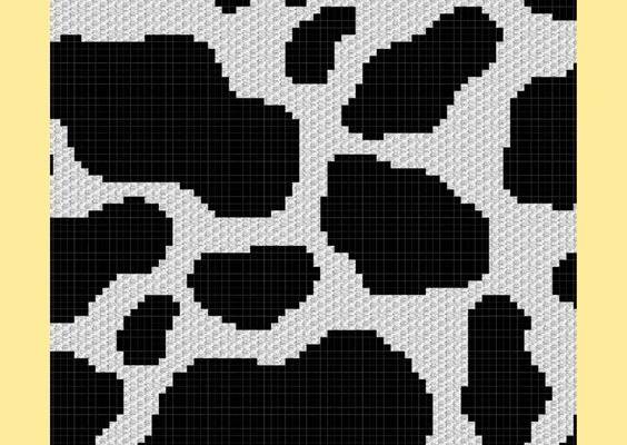 Cow Print | Magic Yarn Pixels
