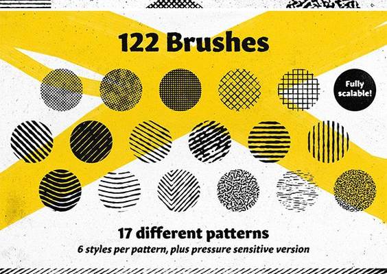 HALFTONE - Brushes for Photoshop