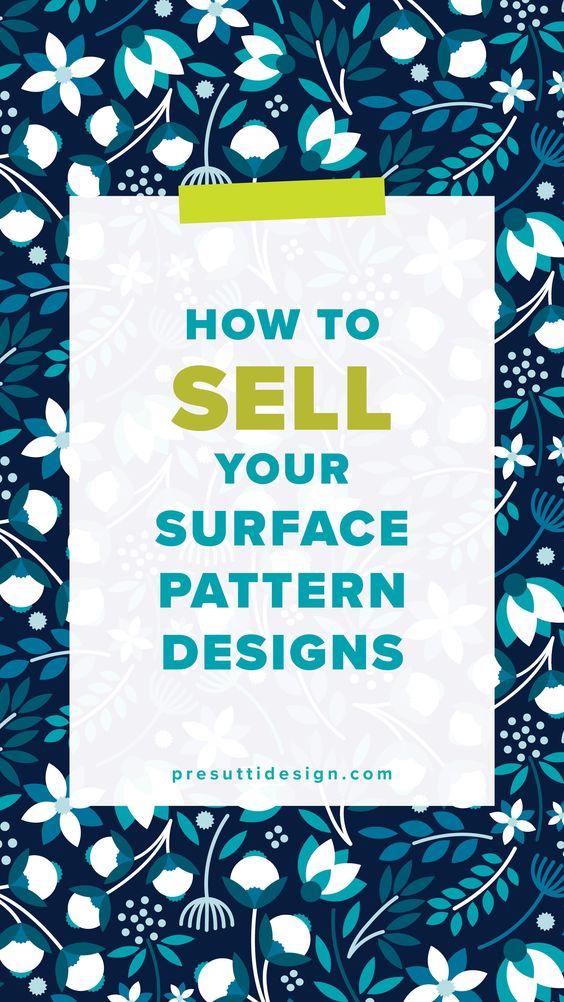 How To Sell Your Surface Pattern Designs