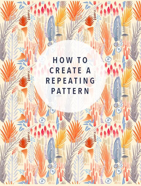 Repeating Pattern tutorial | Justina Blakeney