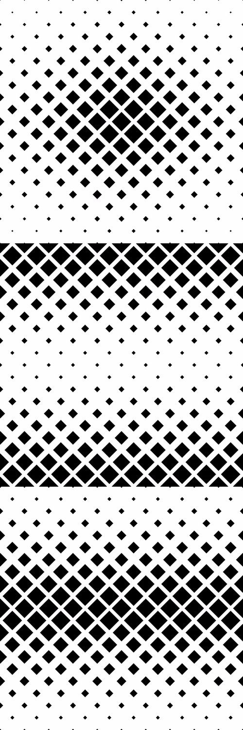 99 monochrome vector square pattern backgrounds