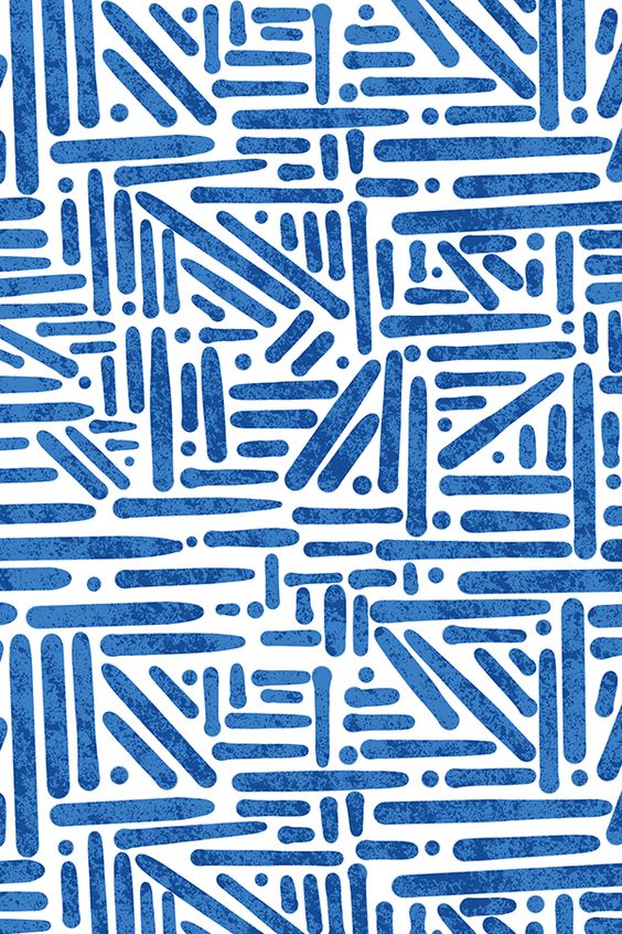 Blue Line Abstract pattern