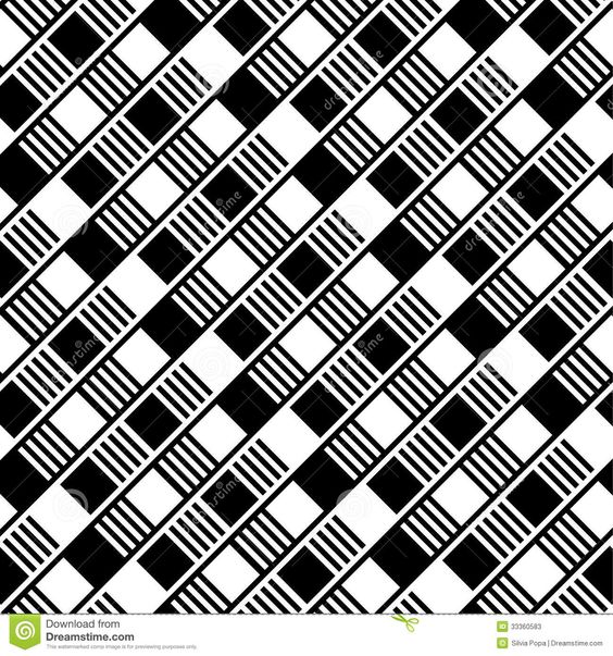 Seamless Background with Black and White Squares Stock Illustration – Illustration of ornament, optical: 33360583