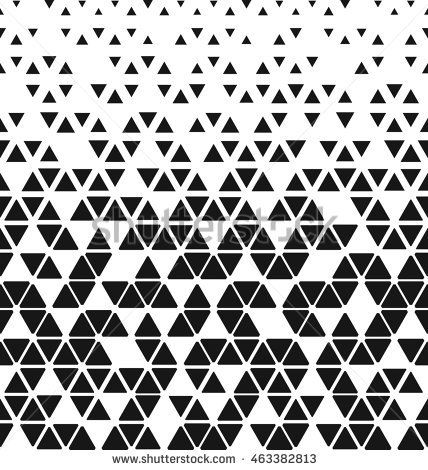 Modern stylish texture of the triangles and hexagons. Repeating geometric pattern tiles. White and black texture,   background.
