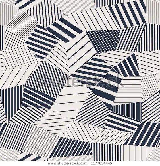 Abstract Lowpoly Structure Seamless Pattern Monochrome Stock Vector (Royalty Free) 1177854445