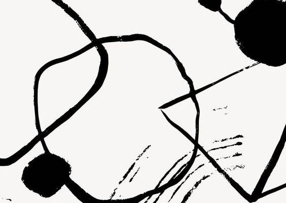 Download premium vector of Doodle geometric shapes background, black and white design vector by ton about contemporary, geometric circles, circle, abstract backgrounds, and aesthetic 7546340