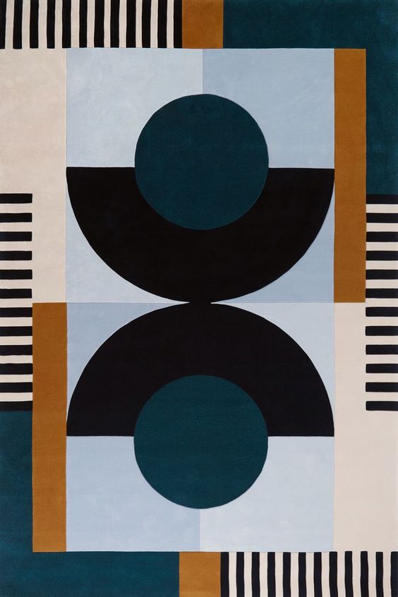 Banto art deco geometric rug by Greg Natale x Designer Rugs
