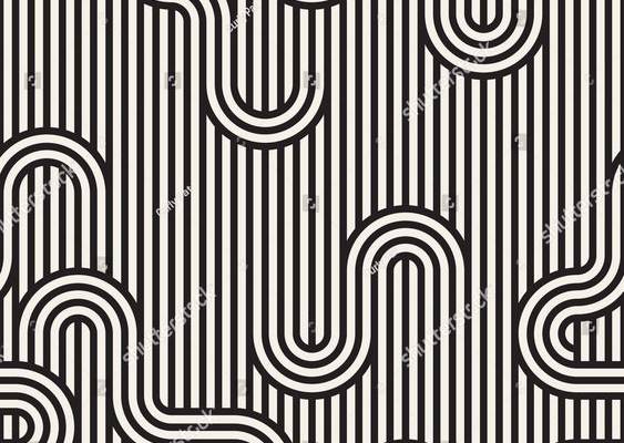 Vector Seamless Pattern Stylish Graphic Texture Stock Vector (Royalty Free) 488612701 | Shutterstock