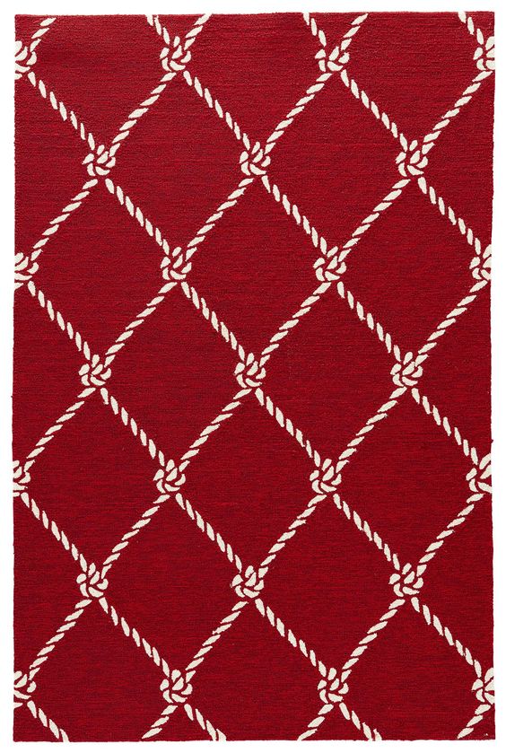 Coastal Lagoon Rio Red Indoor/Outdoor Area Rug