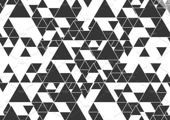 Triangular seamless vector patterns