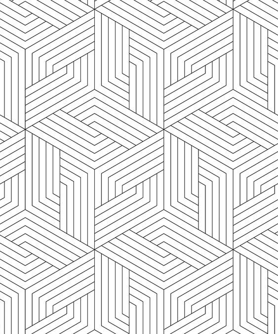 Wallpaper-Geometric-Illusions-Black-1