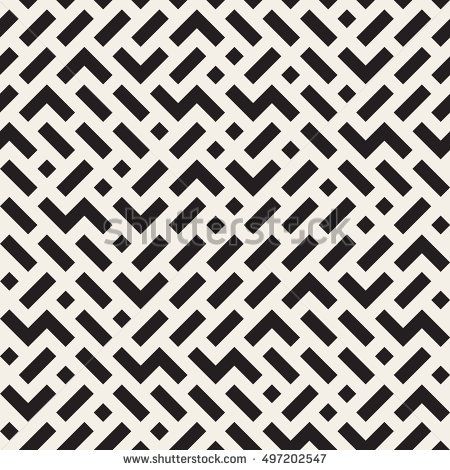 Vector Seamless Black White Irregular Jumble Stock Vector (Royalty Free) 497202547 | Shutterstock