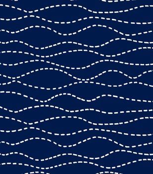 Lotta Jansdotter Quilt Fabric Som Navy