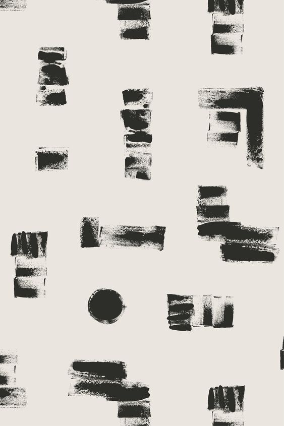 其中包括：abstract textural ink marks print for textiles, stationery, fashion, product. Art licensing available