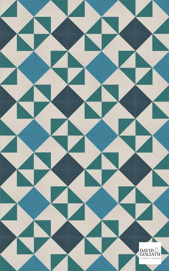 Handmade cement tiles ― By David