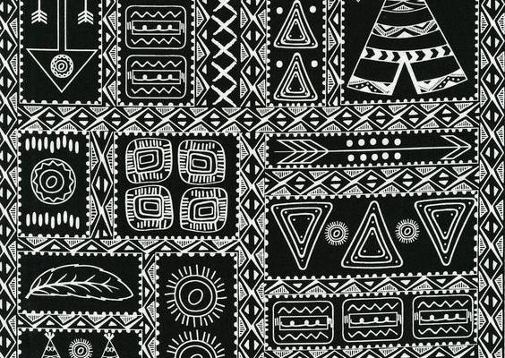 Pow Wow Wow! Patchwork Symbols By RJR Fabric ✄DETAILS 100% Cotton New - has not been pre-washed. Depending on your computer monitor the color may be slightly different. ✄ CUTS Sold by the half yard and fat quarter. Fat quarters are precut. Half yards are in a continuous length. ✄SHIPPING We will find the least expensive way to ship your fabric and will refund extra shipping fees not including custom fees and other import fees. All fabric order at the same time will be shipped together. ✄Thank yo