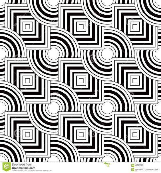 Seamless Geometric Pattern, Simple Vector Black and White Stripe Stock Vector – Illustration of cover, interior: 49795393