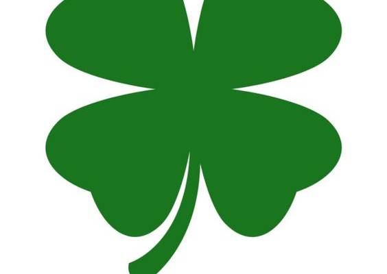 Free four leaf clover template (three options)   bonus Irish wall art