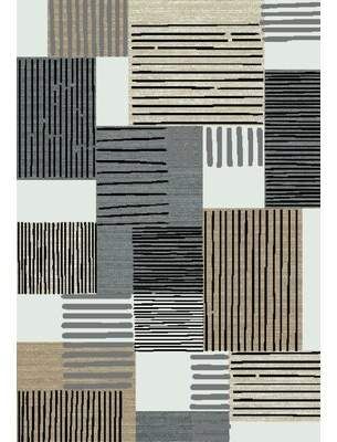 George Oliver Buffington Beige/Black/Gray Area Rug George Oliver